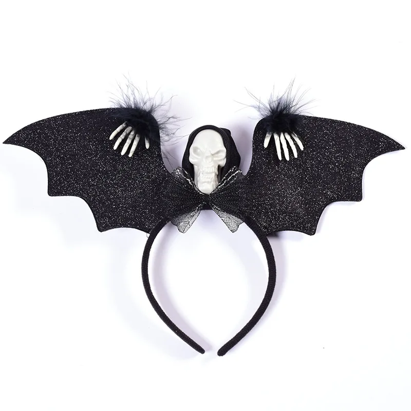2019 Новый Хэллоуин большая летучая мышь светящаяся повязка на голову