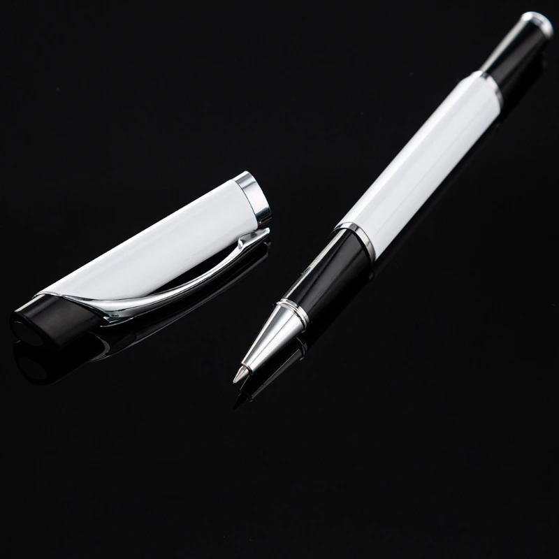 

Роскошные Треугольники на водной основе Металлическая Ручка гелевая ручка для подписи для бизнес записи C90C