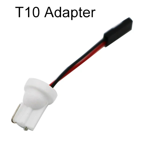 T10 Adapter YSY 10 шт. T10 Ba9s T4w гирляндный коннектор Провода кабели для всех автомобилей осветительная Светодиодная панель купольная световая розетка разъемы для проводки контактный адаптер - Цвет: T10 Adapter