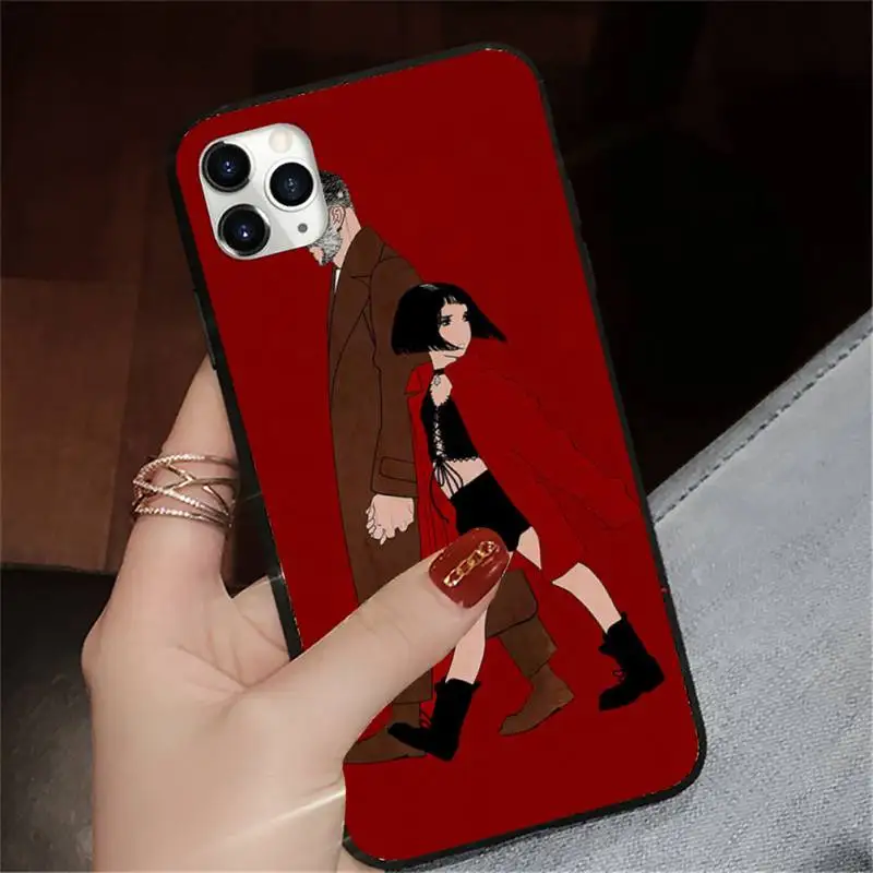 

Leon Matilda Natalie Portman movie Phone Case for iPhone 11 12 mini pro XS MAX 8 7 6 6S Plus X 5S SE 2020 XR