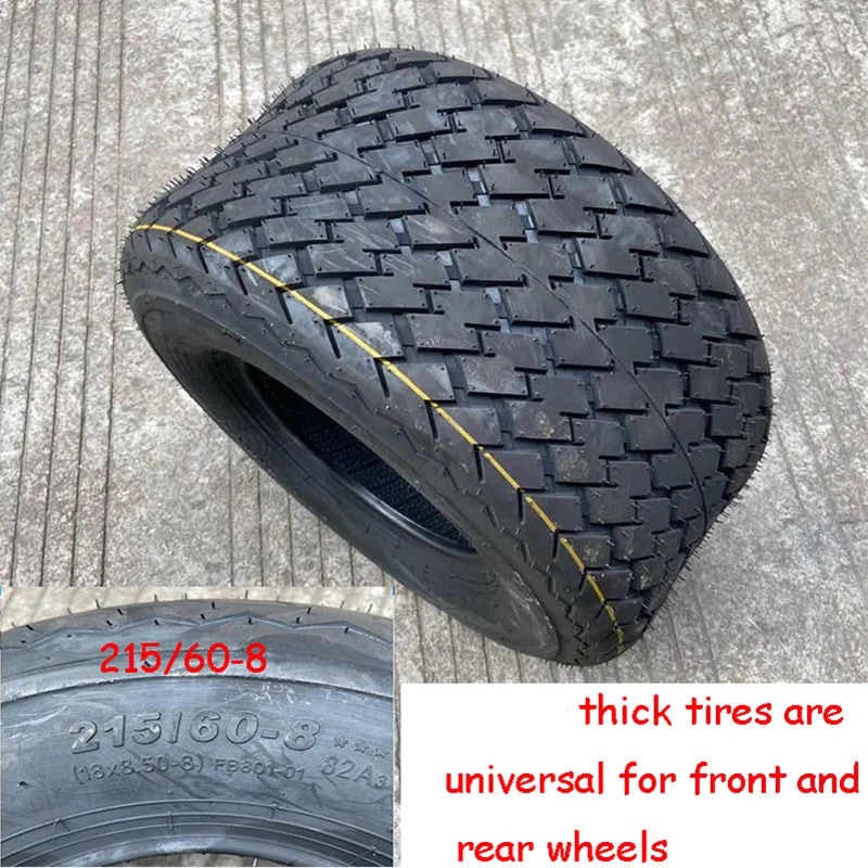 

Electric Vehicle Front And Rear Universal Vacuum Tires Thickened 215/60-8/18X8.50-8 For Citycoco Electric Scooter