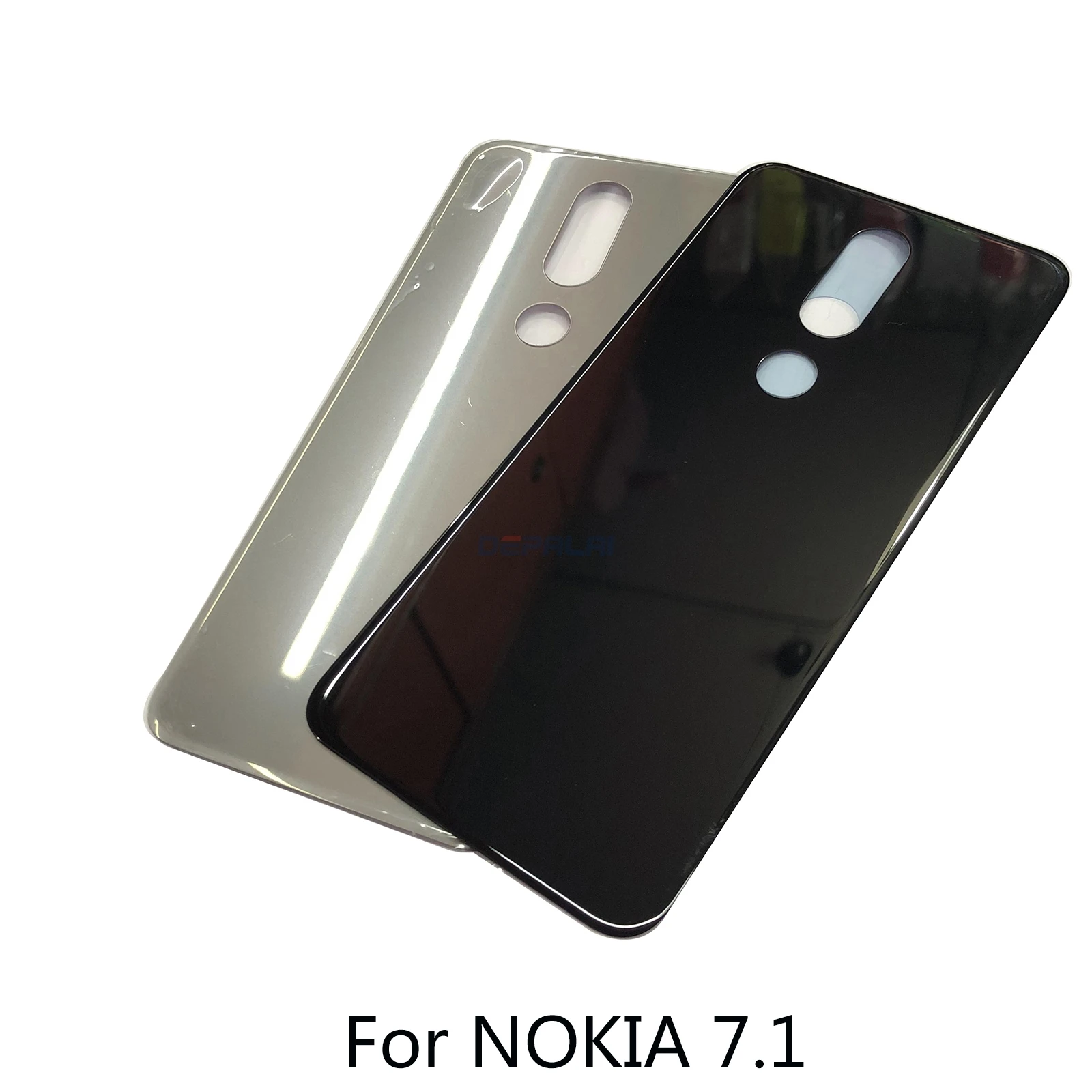 Заднее стекло для Nokia 7 1 8 X7 задняя крышка батарейного отсека Корпус Стеклянные