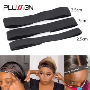 Wig Band For Edges Melt Band For Lace Wigs Adjustable Magic Sticker Edge Slayer Band 2.5-4cm Width E
