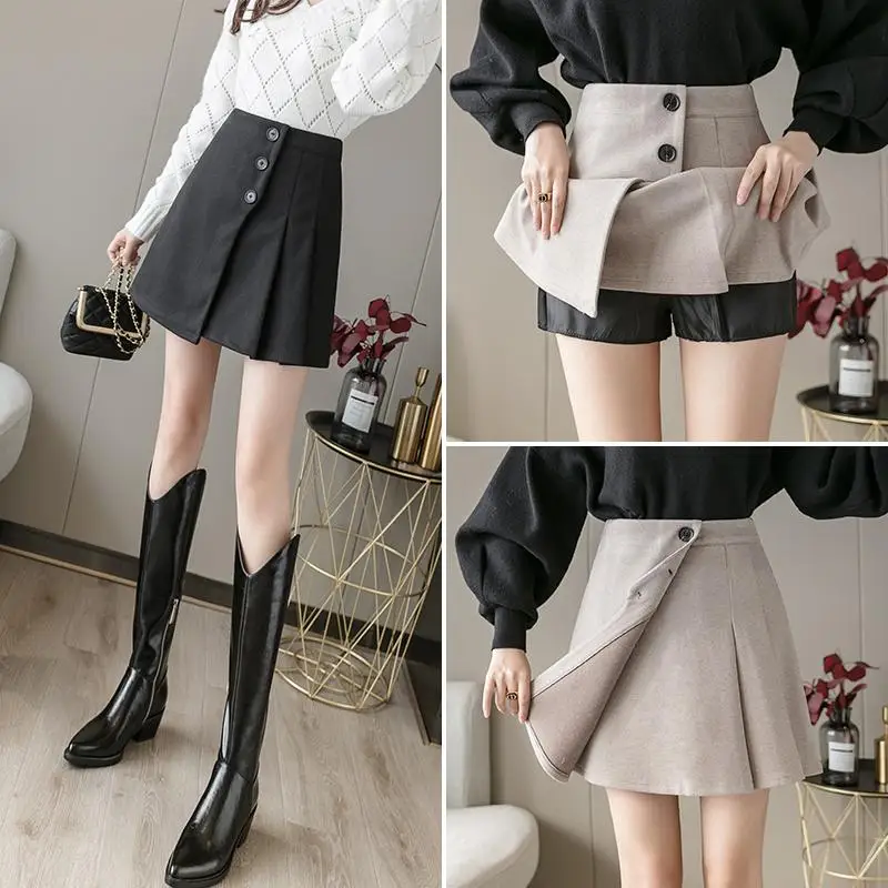 

Ins Korean Women Pleat Skirt Preppy Style Girl Cute Mini Skirts Japanese School Uniforms Ladies Jupe Kawaii Skirt Saia Faldas
