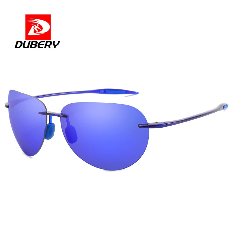 Солнцезащитные очки DUBERY мужские UV400 винтажные темные для вождения в черной