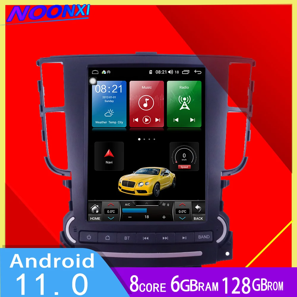 

5G беспроводной Carplay 128 ГБ Android 11,0 для Acura TL 2004 - 2008 автомобильный мультимедийный радиоплеер GPS навигация Авторадио головное устройство