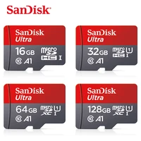 Карта памяти Micro Sd Sandisk, карта Micro Sd Class10 TF card, 16 ГБ, 32 ГБ 64 ГБ 128 ГБ 80 МБ/с. карта памяти для смартфона и настольного ПК