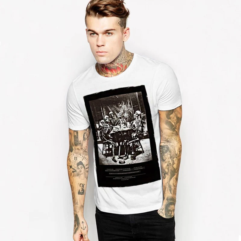 E-BAIHUI новый тренд повседневные топы футболки Мужская хлопковая футболка высокое