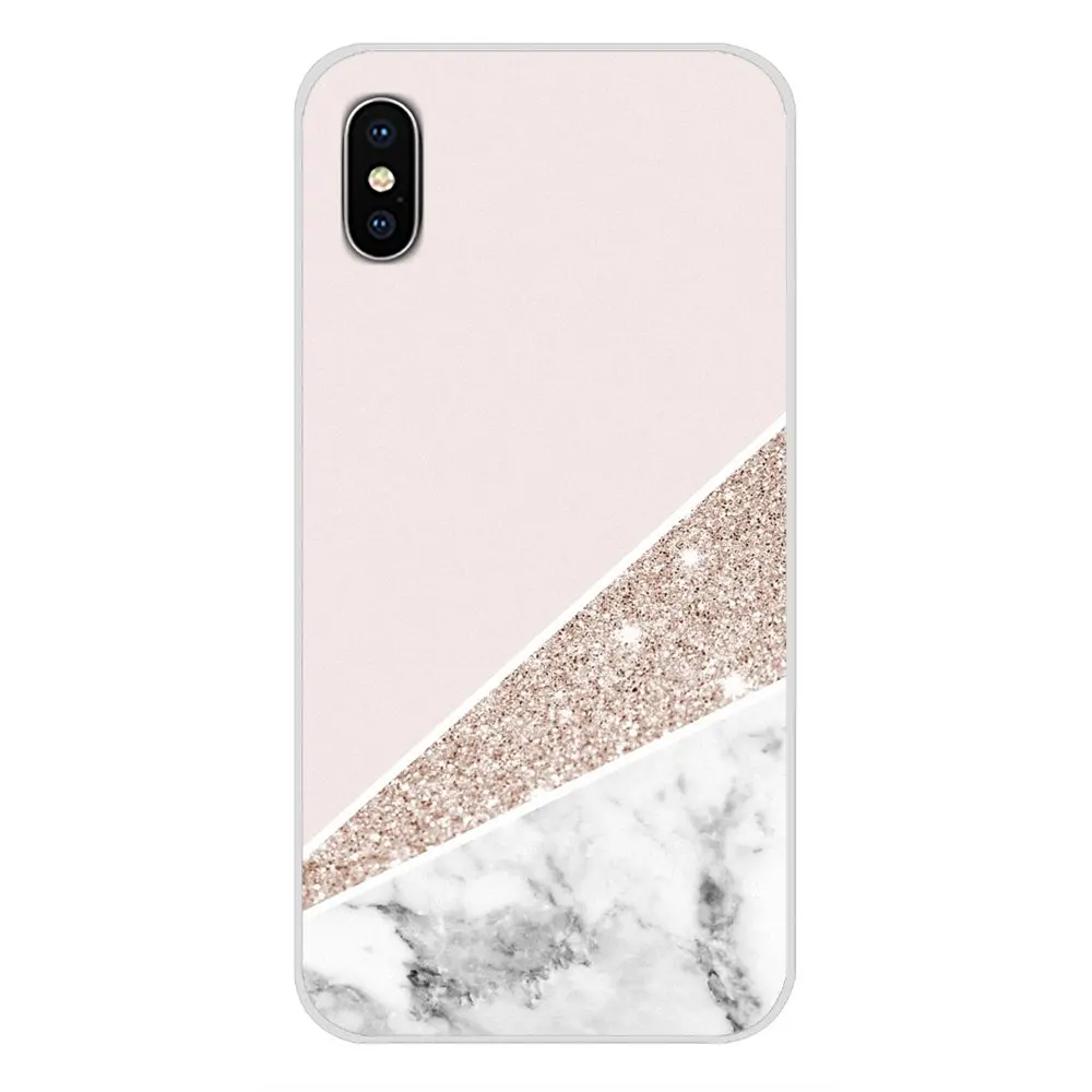 Аксессуары, чехлы для телефонов, чехол для Xiaomi Redmi 4A S2 Note 3 3S 4 4X5 Plus 6 7 6A Pro Pocophone F1, золотистый, розовый, розовый, блестящий мрамор - Цвет: images 8