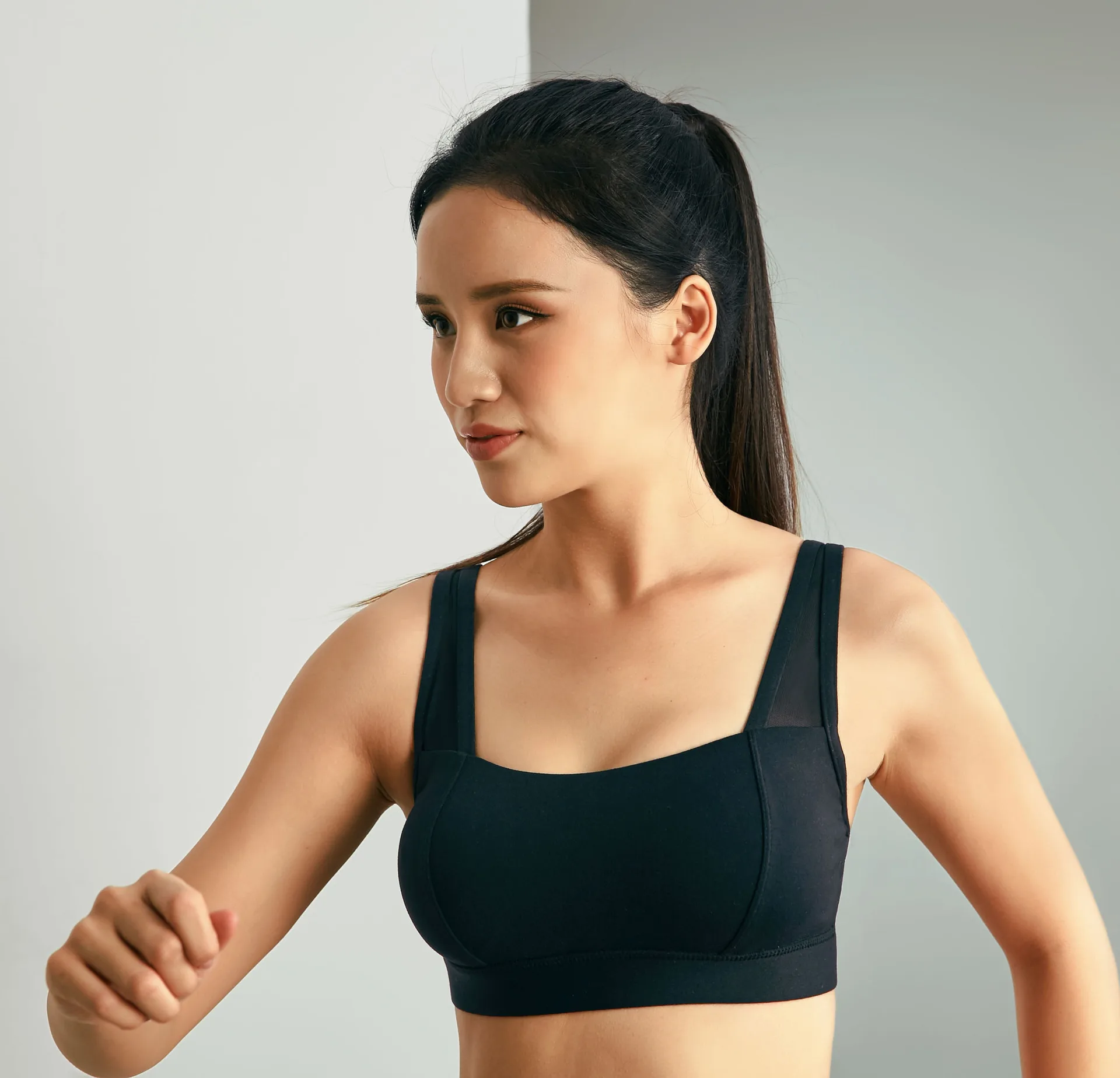 Хлопок нейлон аммиак Имитация хлопок материал анти провисание вторичная грудь