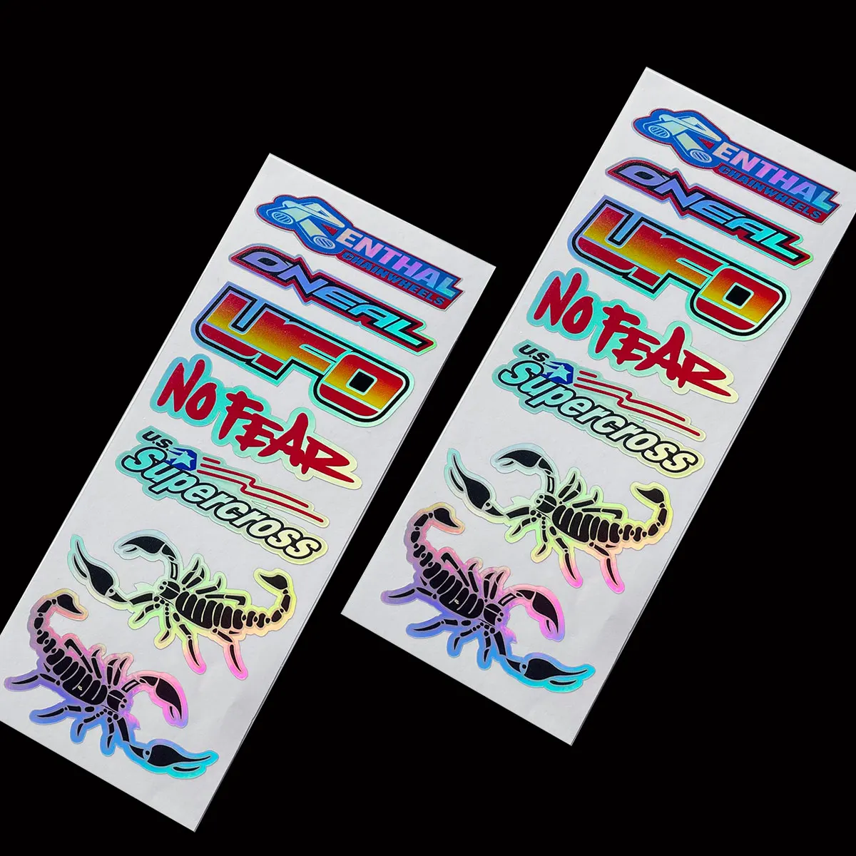 Red Bull Laser Радужный шлем для мотоцикла велосипеда Светоотражающая наклейка