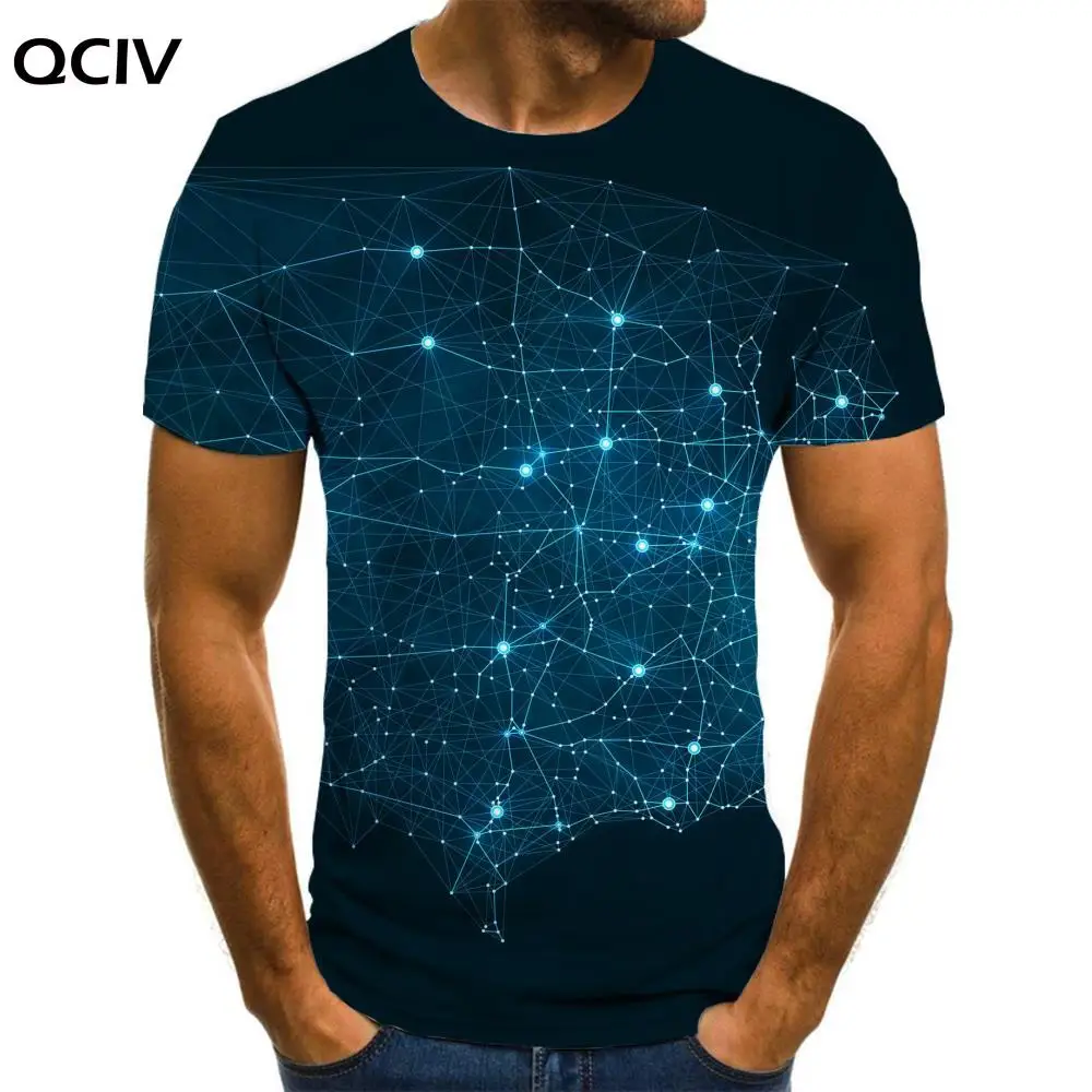 

QCIV Brand World Map T shirt Men Graphics Funny T shirts Geometry Tshirts Casual Novel T-shirts 3d Short Sleeve T shirts Fashion