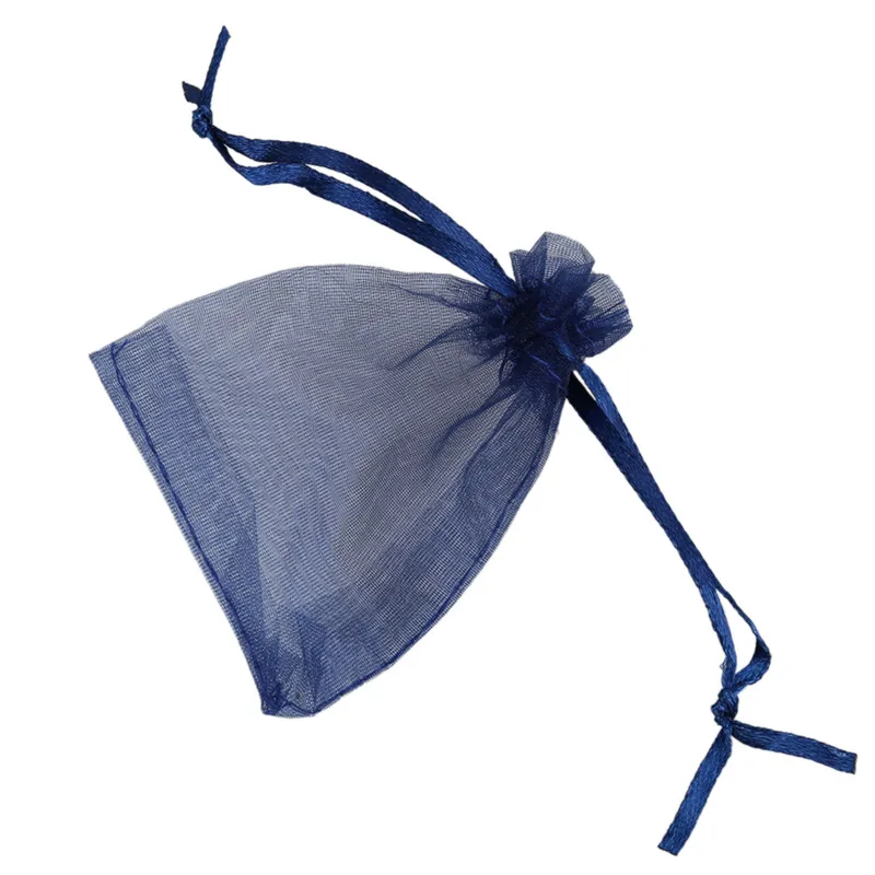 

100 x Organza Wedding Favour Bags Jewellery Pouches 7CM*9CM