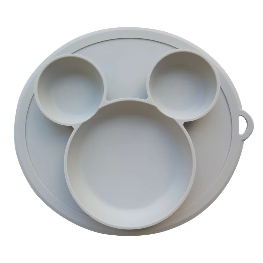 

Children's Silicone Sucker Bowl Baby Plate Feeding Dish Free
