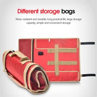 outdoor camp nail storage bags tent accessories hammer wind rope tent pegs nails storage bag folding tote bag camping tool pouch