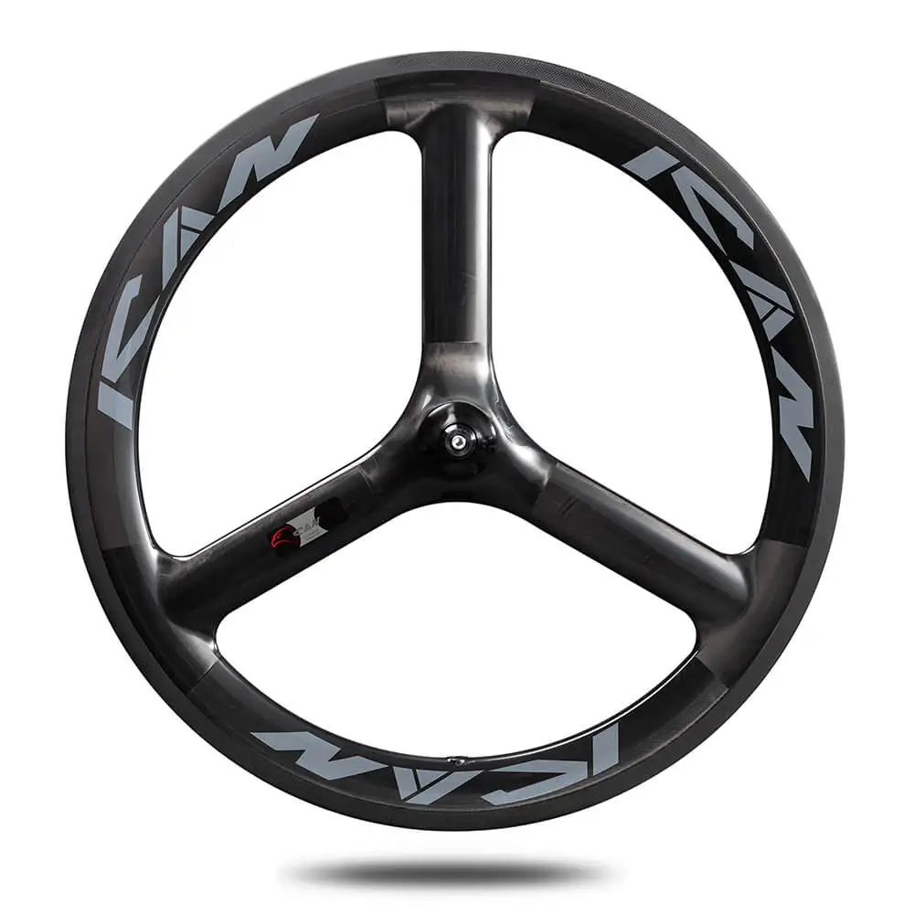 Verkaufen 24 Zoll UD Glänzend 11speed Carbon BMX Fahrrad Rad 40mm 25mm 520 Carbon Tri-speichen 3 Speichen Laufradsatz Für Faltrad