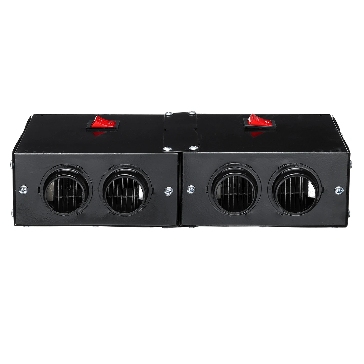

2pcs 12V/24V Heater Fan Car Heater Defroster 4 Hole Winter Auto Truck Heating Fan Windscreen Defroster Interior Warmer Dryer