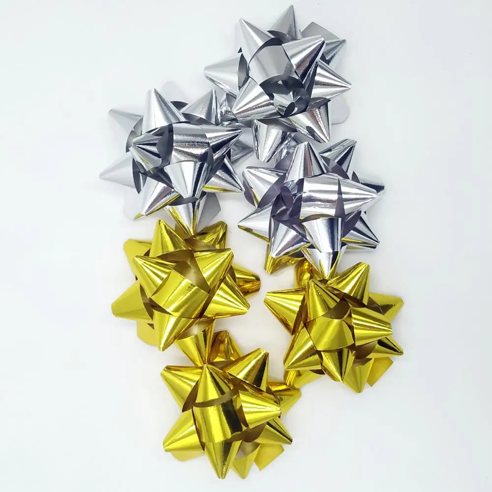 40 шт. самоклеящиеся мини-банты металлик 1 5 дюйма | Дом и сад