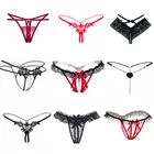 Европейский и американский стиль женское чувство Кружева открытый файл бесплатно полностью прозрачный ночной клуб искушение жемчужные массажные стринги