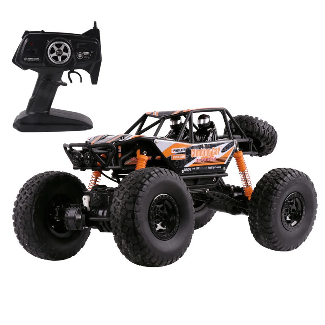 1 48 см 1:10 4WD 2,4G RC Monster Truck высокоскоростной гоночный автомобиль внедорожник-оранжевый - Цвет: 1