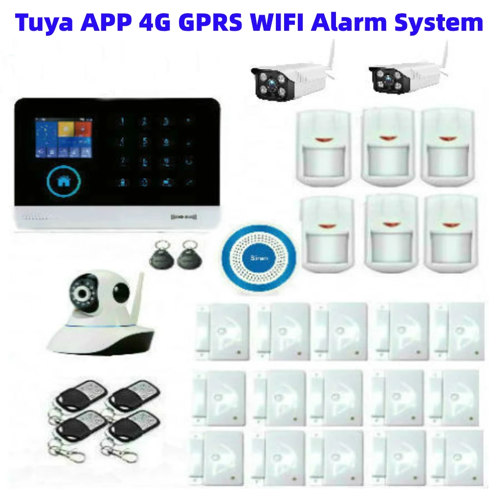 Приложение Tuya дистанционного Управление WI FI подключается к сети 4G охранной