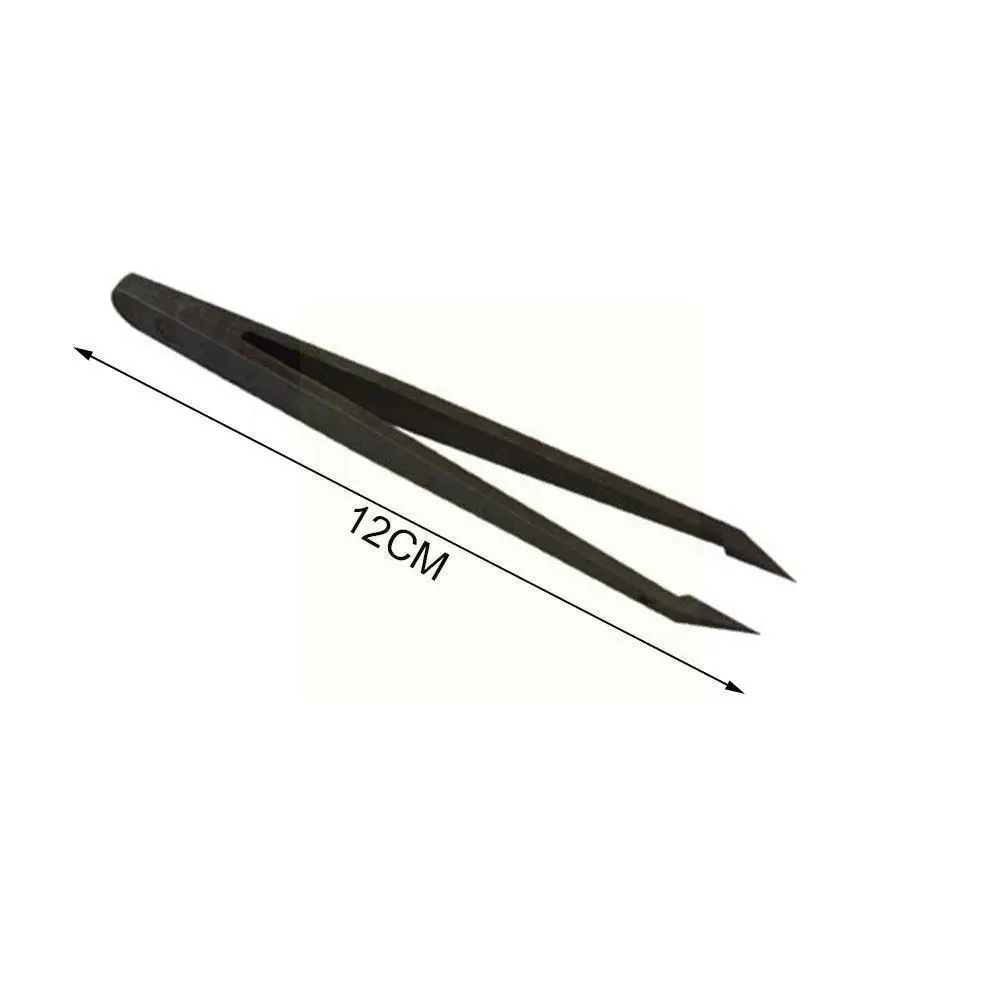 

Anti-static Carbon fiber Electronic Tweezers Kit ESD Electronic Hand Plastic Tweezers Tool Forceps PCB Repair ESD Tools P6V8