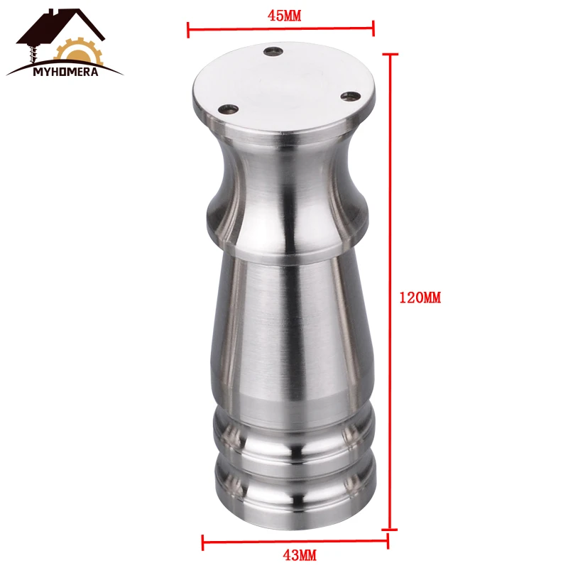 Color E 120mm Myhomera 80 мм-150 мм мебельные ножки, регулируемые ножки для шкафа, дивана, алюминиевый шкаф, журнальный чайный столик, ванная комната, защитная ножка - Цвет: Color E 120mm