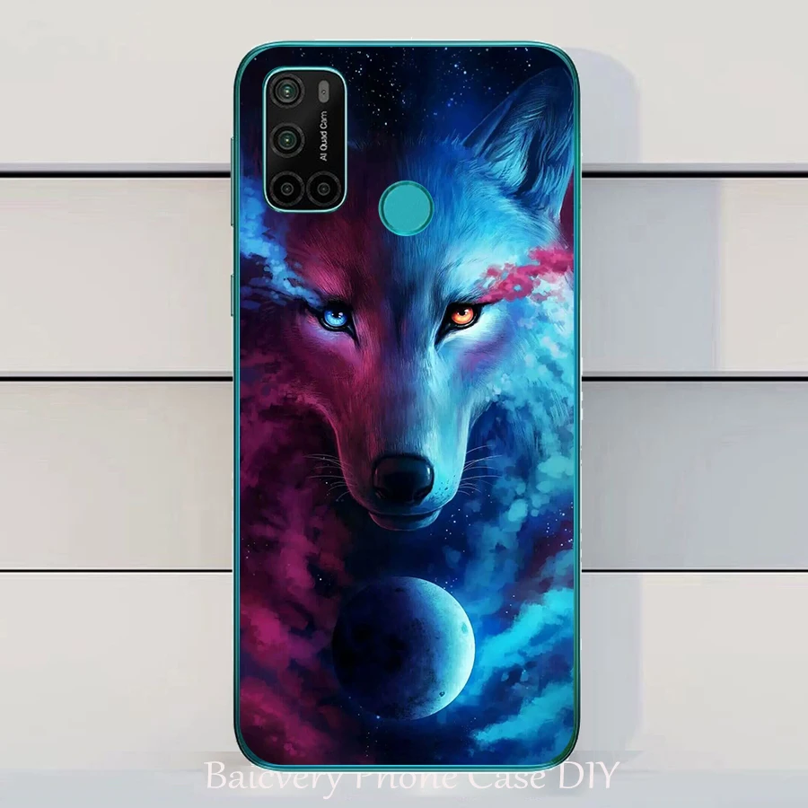 For VSMART JOY 4 Case Wolf Silicon TPU Fundas for Vsmart Joy Cat Animal Shell Bag Housing Phone Cases | Мобильные телефоны и