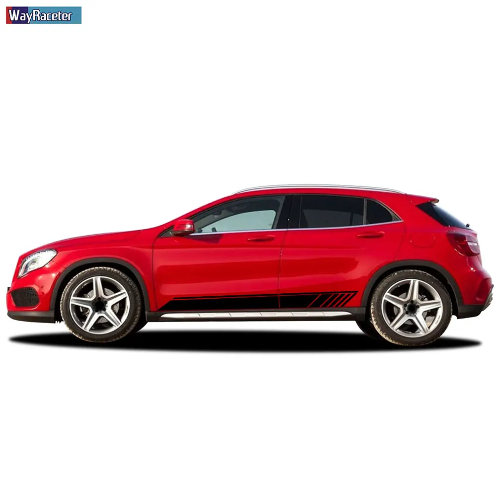 Выпуск 1 наклейки на боковые двери автомобиля наклейка бленду для Mercedes Benz GLA Class