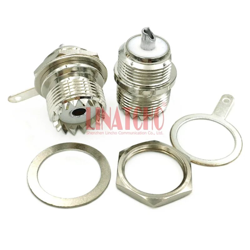 Гнездовой разъем SO239 UHF гнездовой радиочастотный ретранслятор для