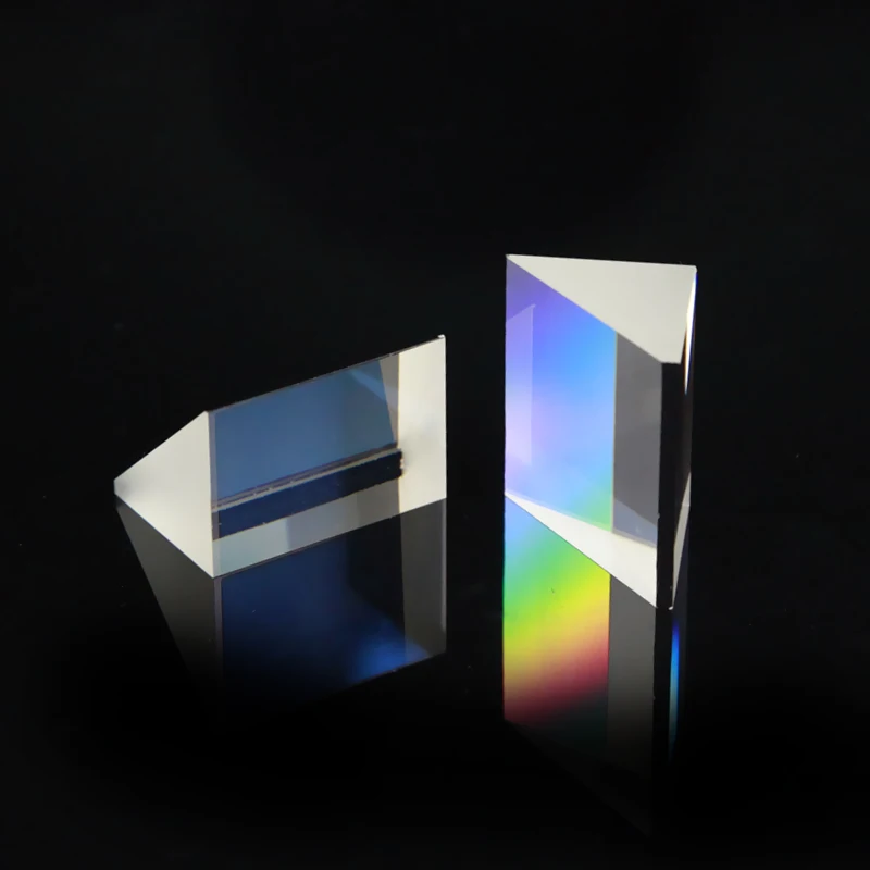 Оптическая Призма K9 Glass100 * 100*100 мм/3 93*3 93 3.93in с прямым углом покрытием алюминиевой