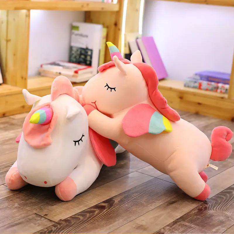 50 см милый Единорог Plushie игрушка мягкие плюшевые единорог постельная Подушка