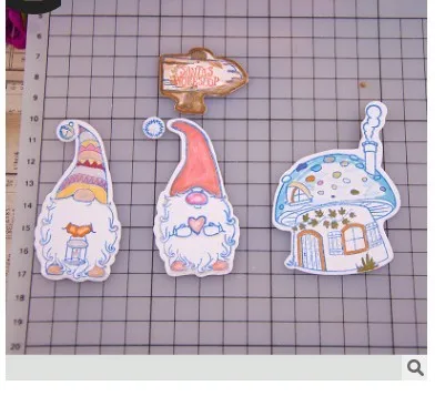 1 шт Рождественский эльф прозрачный силиконовый штамп/печать DIY Скрапбукинг/фотоальбом Декоративные прозрачные штамп листы