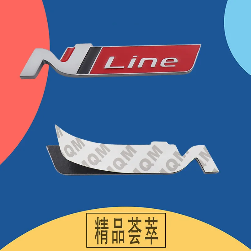 Автомобильный Стайлинг N LINE NLINE брызговик задняя наклейка эмблема значок для Hyundai