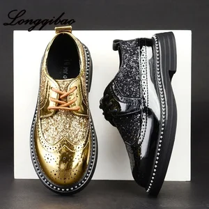Туфли детские Longqibao 2020, для мальчиков и девочек, обувь для подиума, обувь для выступлений на фортепиано, обувь для школьного стула, повседневная обувь
