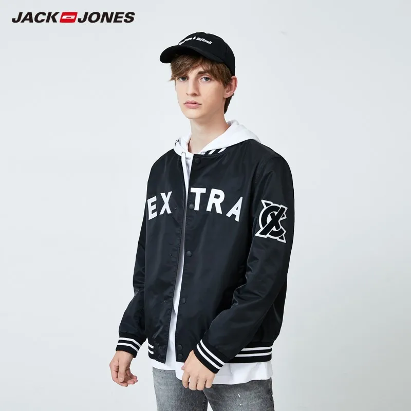 JackJones Men's Spring Casual Baseball Collar New Fashion Jacket Menswear| 219321549 | Мужская одежда