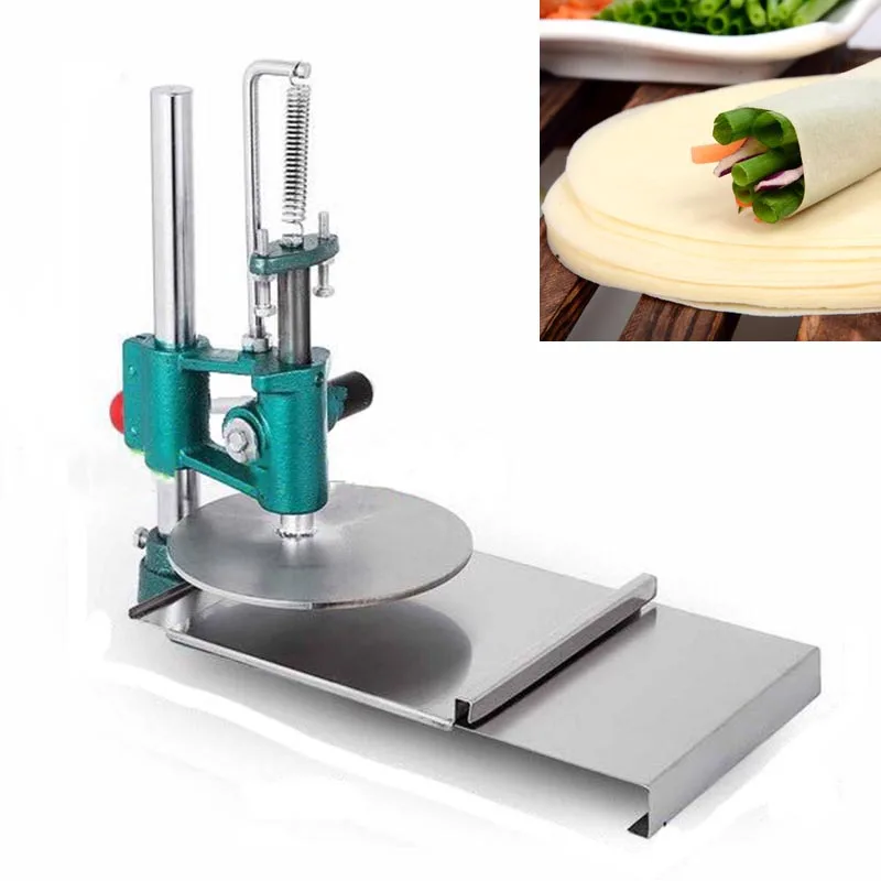 

Pizza dough press machine Manual 18cm Pizza Dough Flattening Press Dough Roller Sheeter Chapati pressing machine Pastry Presser