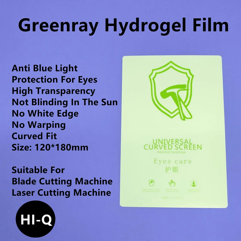 50 55pcs hd hydrogel film for all phone protecting film cutting machine matteanti blue raygreenray tpu lcd screen protector free global shipping
