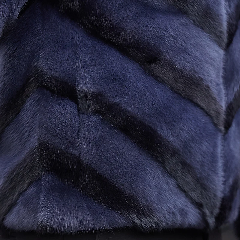 

Mink Mens Coat Hooded Real Fur Men Winter Jacket 100% Natural Mink Fur Coats Luxury Jackets Male