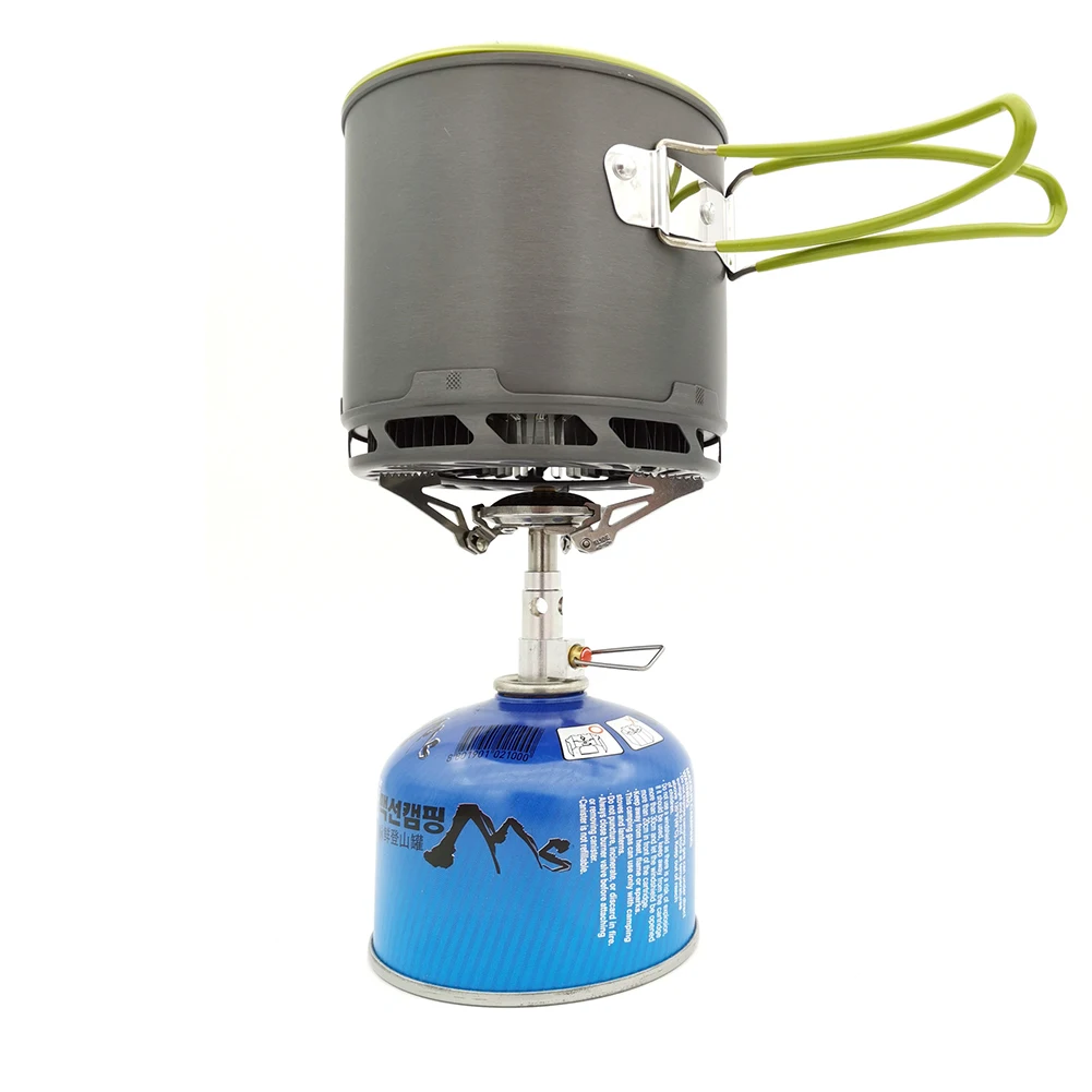 

Aluminium Camping Cookware Set Outdoor Camping Tableware Cooking Set Travel Cutlery Utensils Hiking Picnic Set for 1-2 People