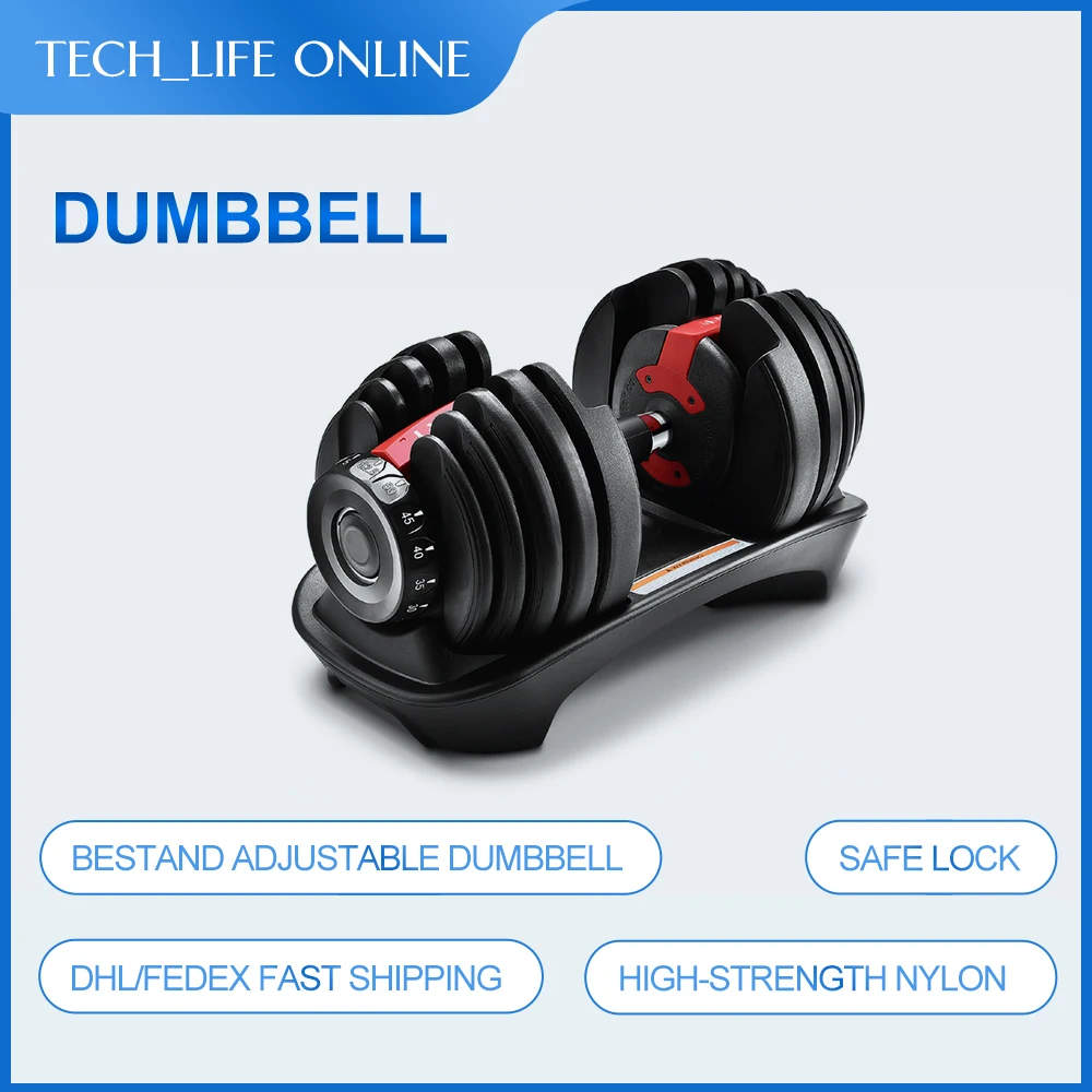 

Hot 5lb-42.5lb Adjustable Dumbbells Set Gym Indoor Weight Bodybuilding Women Workout Indoor Muscle Exercise Fitness Equipment