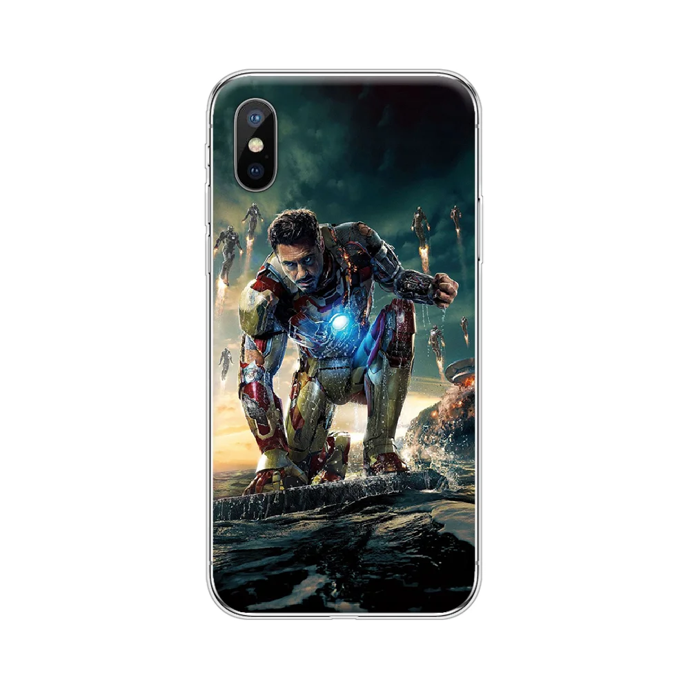 Marvel Железный человек Тони Старк Роскошный Уникальный Дизайн чехол для телефона