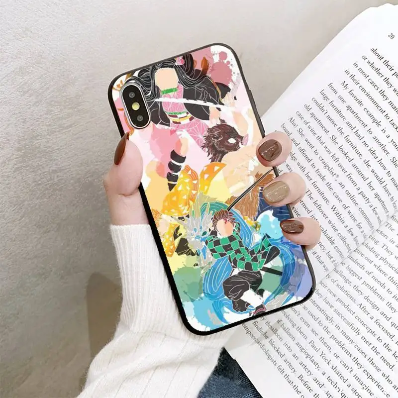 

Demon Slayer Phone Case For iPhone 8 7 6 6S Plus 5 5S SE 2020 12pro max XR X XS MAX 11 case