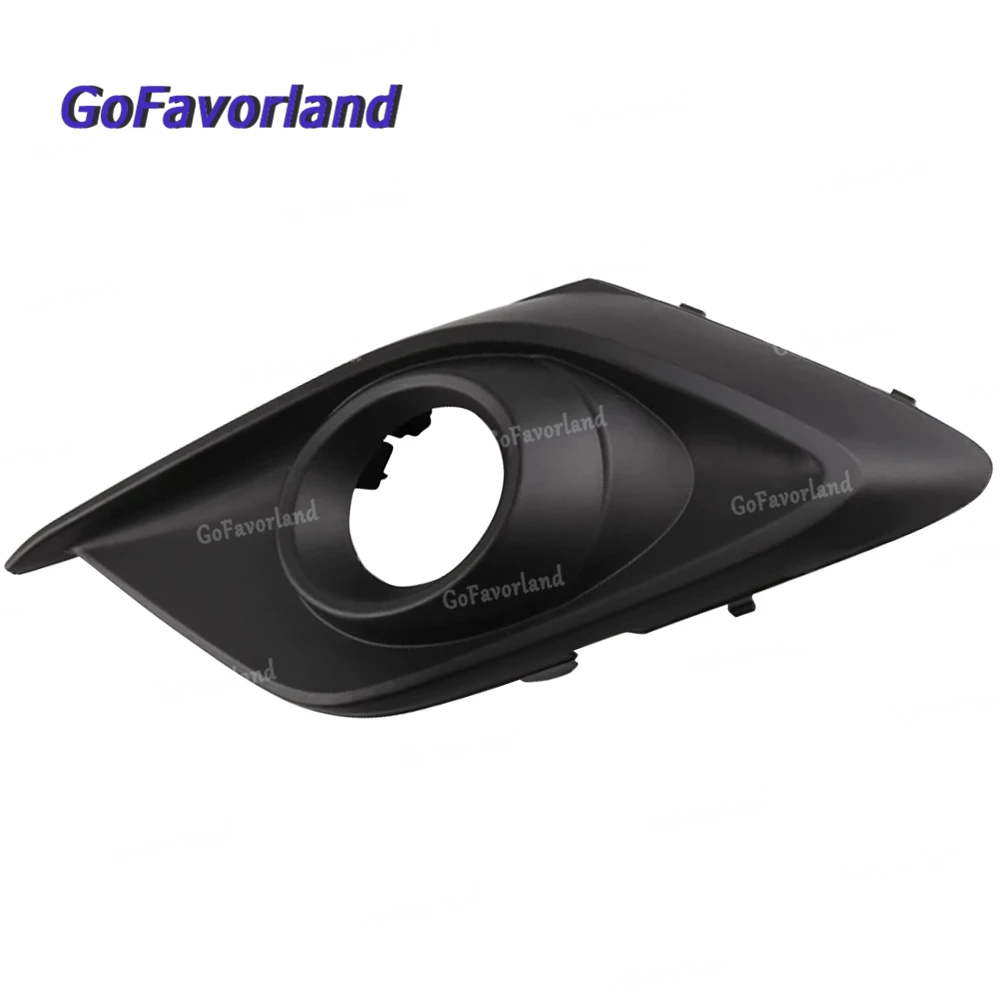 

Передний левый или правый боковой бампер, противотумансветильник фара, крышка, крышка, Пластиковый черный BKD150C21 BKD150C11 для Mazda 3 AXELA, новинка 2014