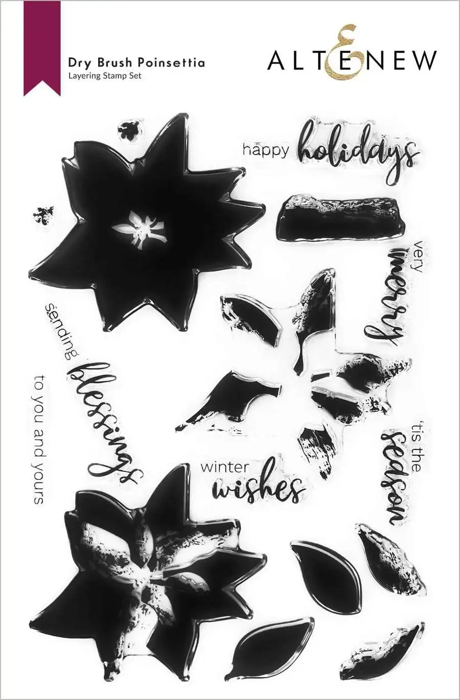 

New Metal Cutting Dies Stamps Stencil For 2021 Scrapbook Diary Decoration Embossing Template DiY Card dry Brush Poinsettia
