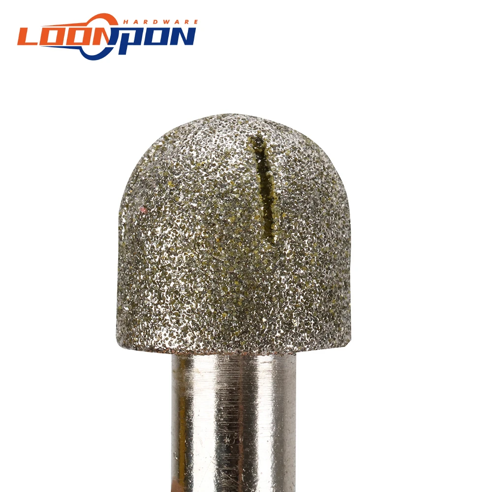 Новый 23 5 мм 60 # шар Круглый припой Алмазный профиль колесо для мрамора гранита