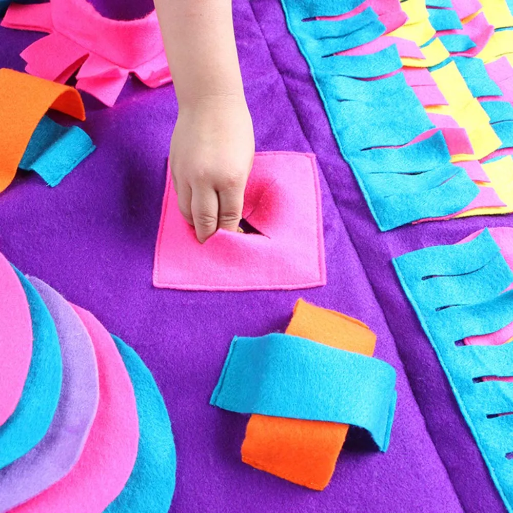 

Removable Splicing Dog Sniffing Mat Find Food Training Play Toys Pet Training Blanket