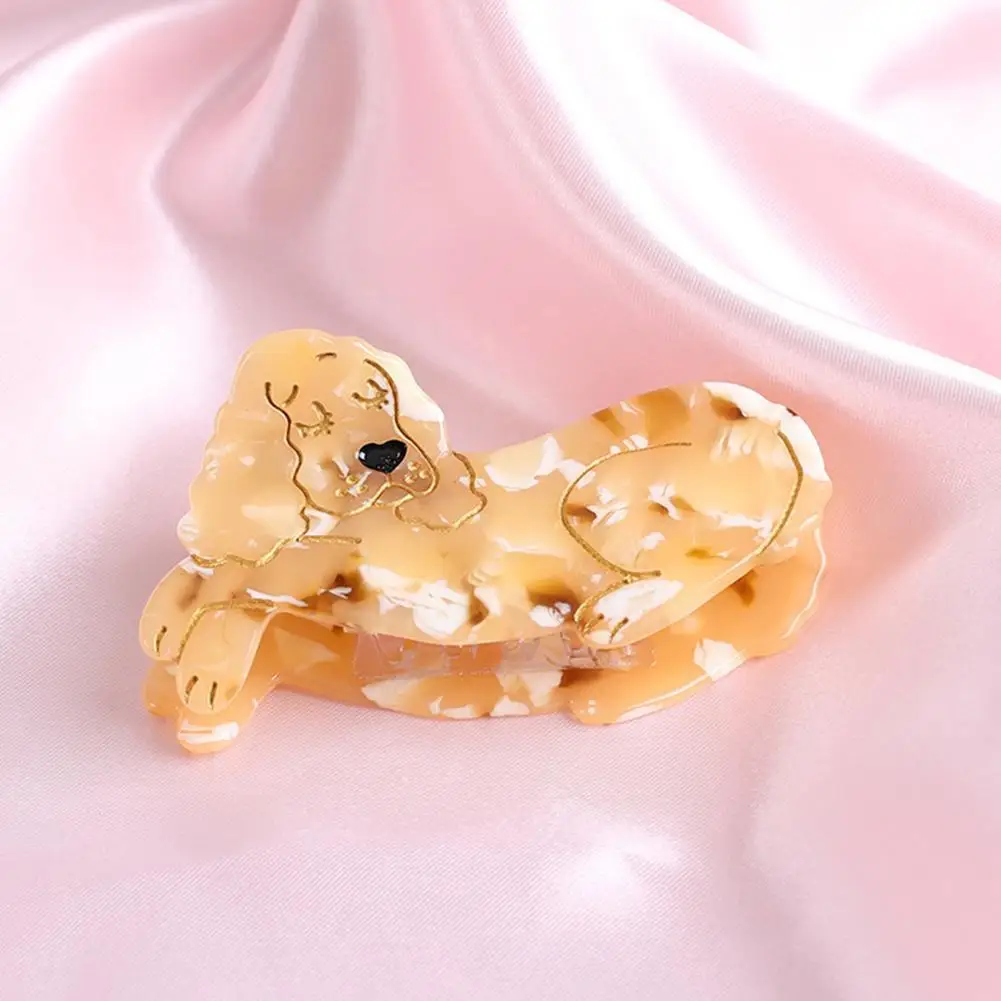 Заколка-краб для волос в виде Милого Животного акриловая с уксусной кислотой