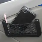 Автокресло боковое заднее хранилище сетчатый мешок держатель телефона карманный органайзер мобильный телефон ручка держателя карты сумка для хранения мусора сетки автомобильные аксессуары