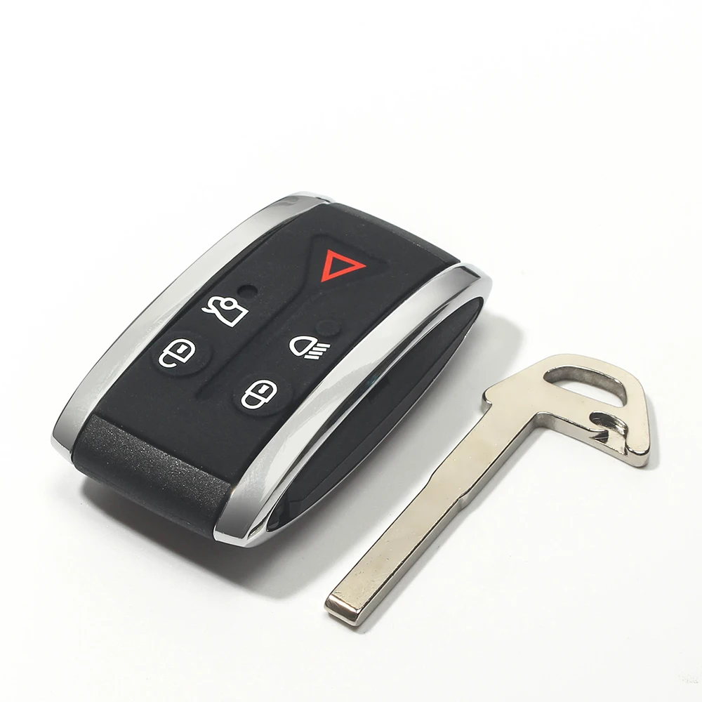 Dandkey пульт дистанционного управления смарт-ключ брелок чехол Shell Uncut для Jaguar XF XK XKR